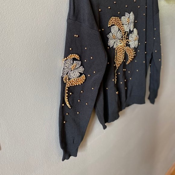 2-piece Embellished Knitwear Tracksuit Set - Picture 3 of 13